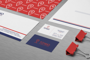 Фирменный стиль для геодезической компании "Точно"