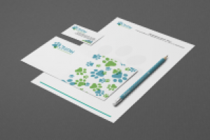 Фирменный стиль для ветеринарной клиники "Лапы"