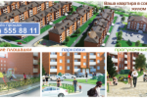 Рекламный баннер для строительной компании "Надежда-2"