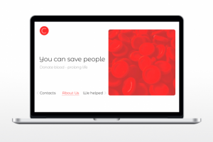 Дизайн сайта - Донорства крови