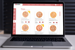 Дизайн сайта - Доставки еды