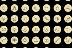 Сет иконок для мобильного приложения