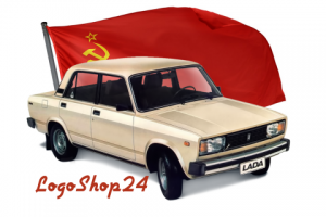 Логотип с авто для группы или инстаграм.