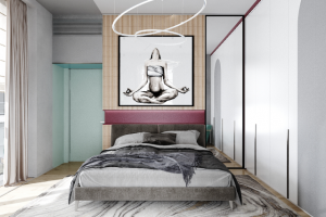 Интерьер спальни в стиле минимализм