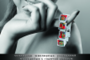 листовка черная лицо