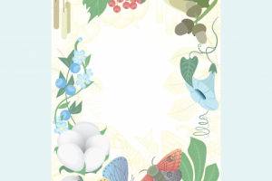 рамка желуди