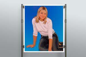 Рисунок по фото девушки