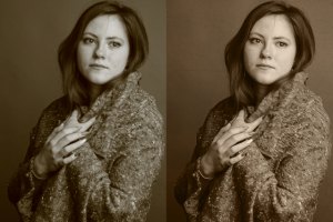 Обработка портрета под картину