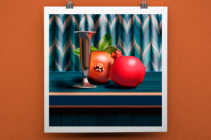 Натюрморт "Гранат"