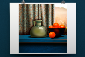 Натюрморт с апельсинами