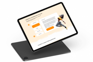 Планшетная версия школы танцев Dance Hall