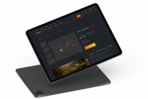 Планшетная версия магазина по продаже байков Specialised