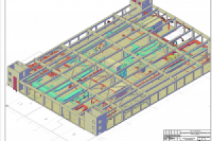 Цех бортового питания 3-й этаж 3D-вид