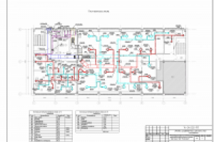Ростелеком. Офис.Вентиляция.План  3-го этажа