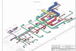 Ростелеком. Офис.Вентиляция. 3D вид