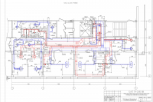 Отделение Гематологии. Вентиляция. План воздуховодов