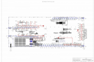 Цех производства металлопластиковых окон. Вентиляция. План