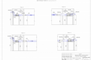 Цех производства металлопластиковых окон. Вентиляция. Разрезы
