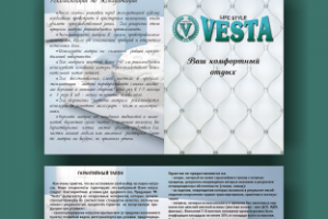 Веста - фабрика матрасов (лого, паспорт)