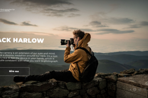 Landing page для фотографа