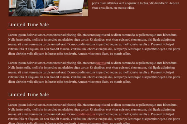 HTML письмо