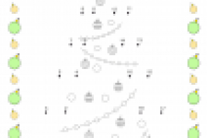 Задание - "Елка по точкам"