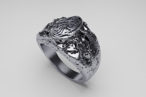 Кольцо "Камень с символом"