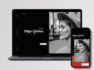 Сайт-портфолио для UX/UI дизайнера