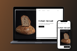 Дизайн сайта Crispy Bread