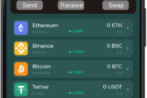 Мобильное приложение для криптокошельков