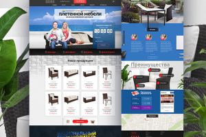 Terico — дизайн лендинга