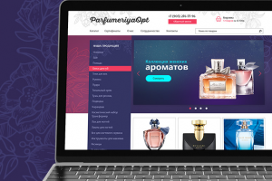 Дизайн интернет-магазина парфюмерии