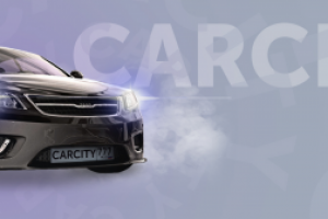Баннер для сайта carcity.market (главный экран слайдер)