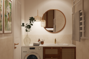 Совмещенный сан. узел в городской квартире