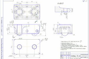 Чертёж контакта