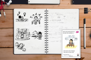 иллюстрации в стиле "Лав из"