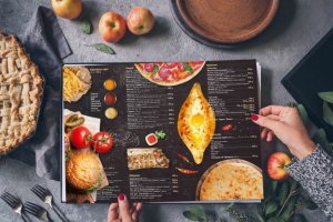 Меню А3 на стол