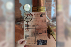 Меню для корчмы