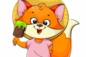 Лисичка с мороженым