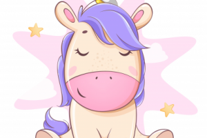 Мечтательная единорожка