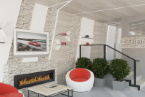 Lounge-зона и бар для автомобильного салона