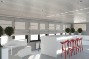 Lounge-зона и бар для автомобильного салона