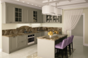 проект кухни в загородном доме