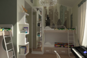 Детская в загородном доме