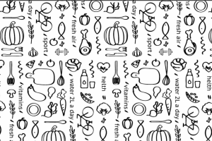 Скатерть паттерн для ресторана