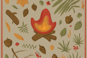 Набор изображений Кемпинг