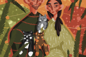 Новогодний Портрет семейной пары