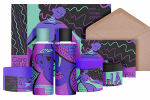 Иллюстрации для упаковки серии косметики