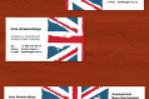 Визитка переводчика, английский язык