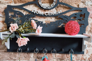 Макет ключницы под заказ лазерная резка